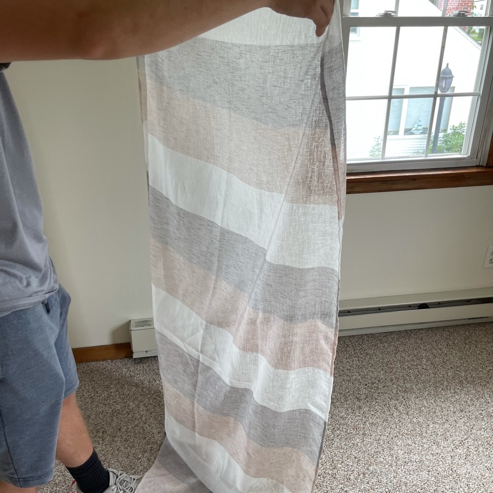 Striped panel curtains (2)